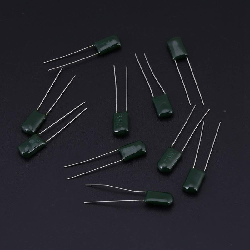 150 Pieces 100V 15 Value Film Capacitor Set 0.33nF-470nF Assorted