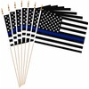 LUSEOAN 20 Pack Thin Blue Line American Police Mini Stick