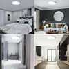 CHARYJOD LED Flush Mount Ceiling Light Fixture 12Inch, 24W Flat