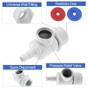 ECSiNG Set with 5Pcs UWF Universal Wall Fitting Connector Kit