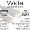 Cmple Micro HDMI to HDMI Cable Gold Plated - 3