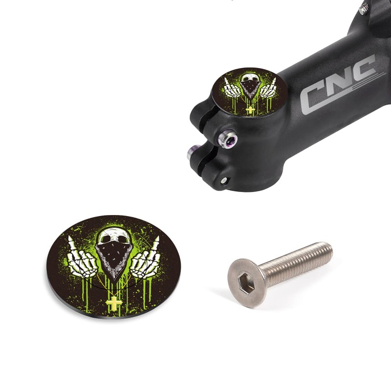 CNC Bike Headset Top Cap With Bolts，MTB Headset Cap for