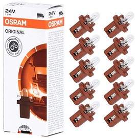 Osram ORIGINAL Sockel Sonderlampe BX8.5d, 2741MFX, 24V, 10er Faltschachtel
