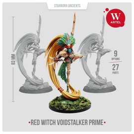 Artel W Miniatures Red Witch Voidstalker Prime Artel Aeldari Howling Banshees Jain Zar Phoenix Lord