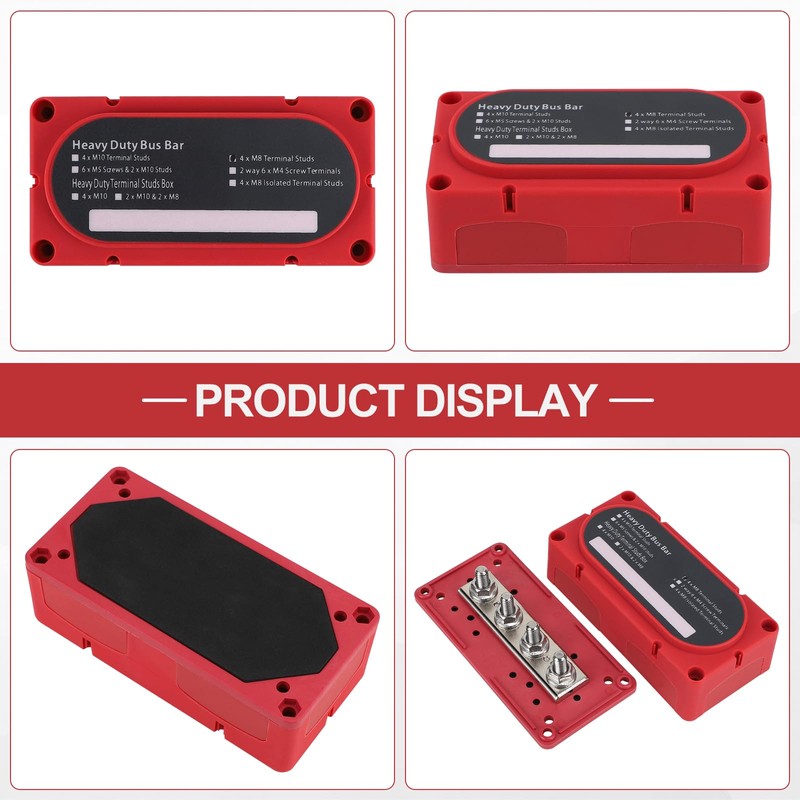 CPROSP 300A Busbar Box, Busbar M8 300a, Power Distribution Block