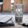 EMT Funny Gloves On Humor for Paramedics First Responders Stainless