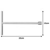 TONE TWS-12 T-shaped Wrench Short Handle, 2 Sides Width 0.5