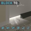 SYIPO Triangle Door Draft Stopper，35.4" New Weighted Under Door Draft