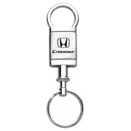 Honda Crosstour Satin Chrome Valet Key Chain (Silver)
