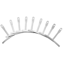 Nicear 9-piece T-ruler set Guitar repair measuring tools Rope radius gauge Suitable for measuring rope radius nut radius