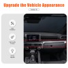MODY ABS Carbon Fiber Dashboard Center Console Cover Trim For