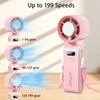 Numgug Handheld Fan, Portable Handheld Fan with Ice Function, mini