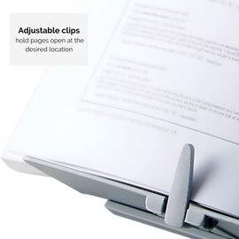 Fellowes Booklift Copy Holder Holds up to 400 Sheets - Silver, 21140