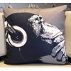 The Beach Stop Chimpanzee Monkey Printed Cushion Cover | Gift