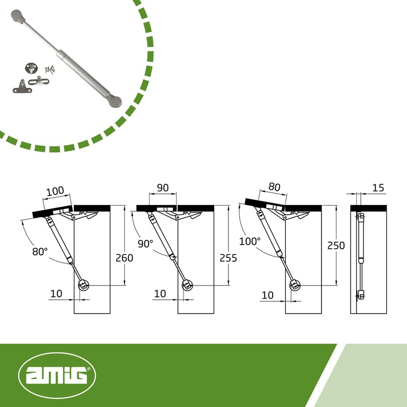 AMIG Compas Gas Open 95 8kg