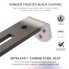 6 Pack 12 Inch Shelf Brackets,1/5" Thick Heavy Duty L