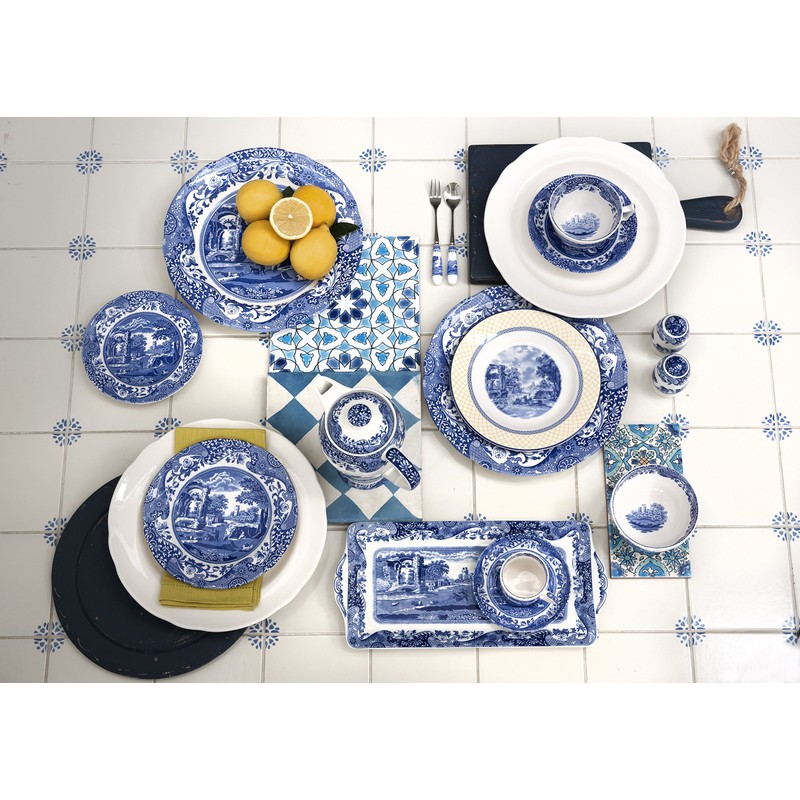 Spode Blue Italian Coasters, Set of 6