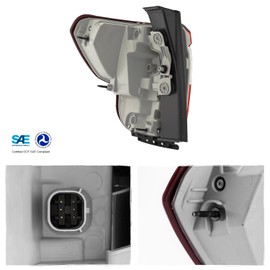 AKKON - Fit 2020 2021 2022 2023 GMC Acadia SL|SLE|SLT|DENALI Full LED Outer Chrome Tail Light Rear Brake OE Style Passenger Right Side