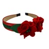 Enchanting Christmas Girls Satin Headband by Funny Girl Designs