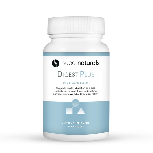 Super Naturals Digest Plus - Digestive Enzymes, Supports Healthy Digestion