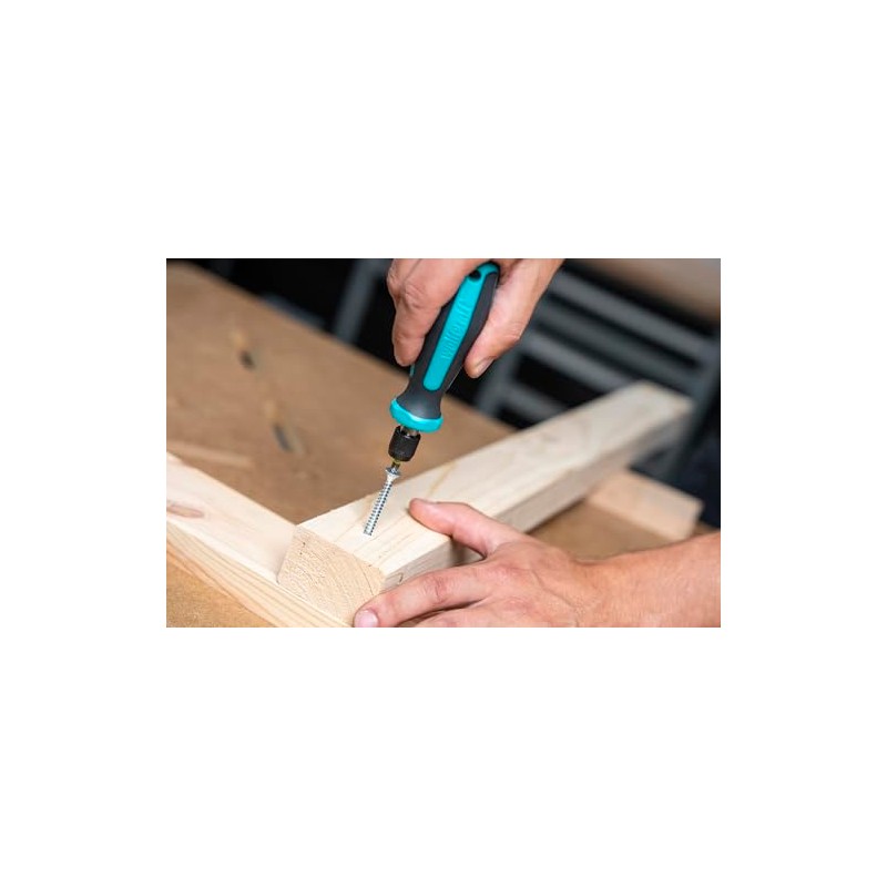 wolfcraft Hand Screwdriver With Bit Socket I 1240000 I For