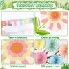 Pastel Classroom Tree Bulletin Board Set with 3D Paper Fans