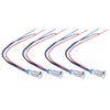 4 Sets PreWired Round LEDs Waterproof 2Color Signal Light Common