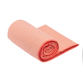 Shandali Hot Yoga Towel - Stickyfiber Yoga Towel - Mat-Sized, Silicone Backed, Microfiber, Super Absorbent, Anti-Slip, 24" x 72" - Bikram Yoga - Exercise, Fitness, Pilates, and Yoga Gear