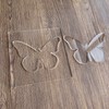 Butterfly Router Template, Clear Acrylic Template, Woodworking Router Template