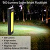 2 Pack Rechargeable EDC Flat Flashlight 600 Lumens 8 Modes