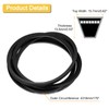 sourcing map 5V1700 V-Belt, Classic Wrapped Rubber V-Belt 170" Outside