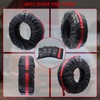 Geloo 4PCS Tire Cover, Seasonal Tire Totes,Polyester Wheel Tires Storage