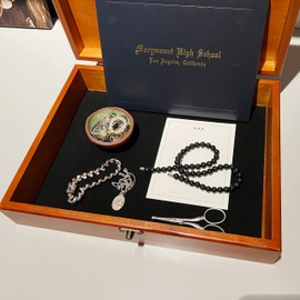 WE Games Custom Color Image Engraved Wooden Treasure Box with Lid & Brass Latch - Redwood Finish