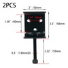 Tighall 2PCS Adjustable C-Clamp Bracket Clamp Iron Heavy Duty Mount