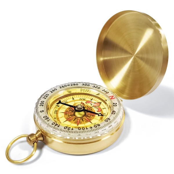 Thapncow Compass, Portable Compass Pocket Compass, Children's Compass, Fluorescence and