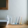Muji White Porcelain Toothbrush Stand