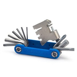 Park Tool MTB-5 Bicycle Multi-Tool with Hex, Star Driver, Screwdrivers, Chain Tool, Spoke Wrenches, Disc Brake Repair Tool