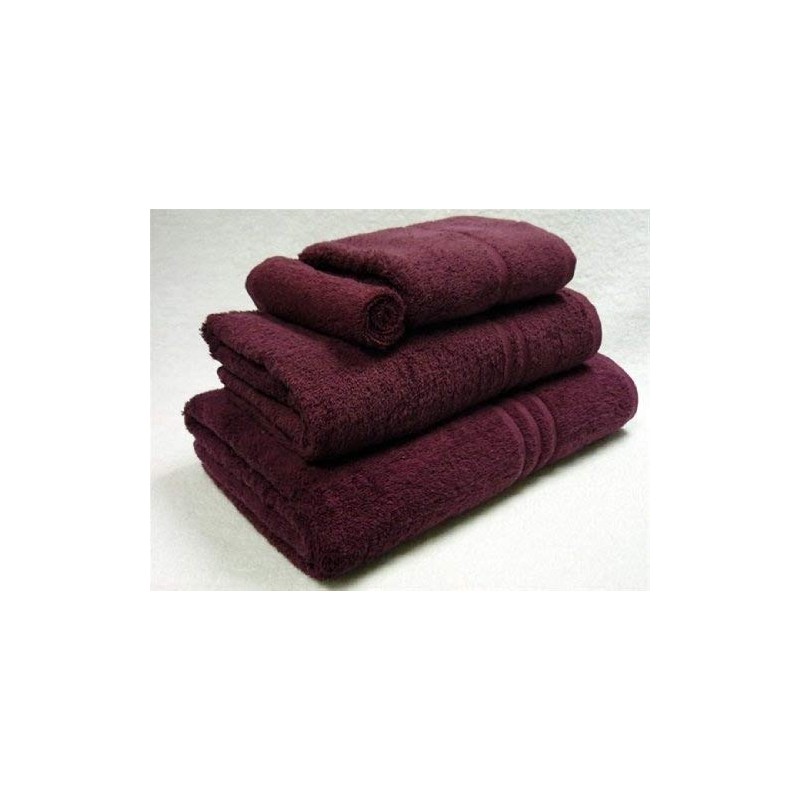 Blue Label 500gsm Plain Plum Hand Towel (SEE SIZE OPTIONS)