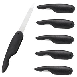 IWOWHERO 6Pcs Nail Files Dual Sided Metal Fingernail Files for Manicure Reusable Nail Trim File Strips for Professional Nail Care