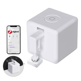 MOES ZigBee Fingerbot Plus, Switch Button Pusher, Upgrade with Touch Control, Compatible with Smart Life App, Alexa, Google Home, Timer Control, IFTTT - Requires MOES ZigBee Hub