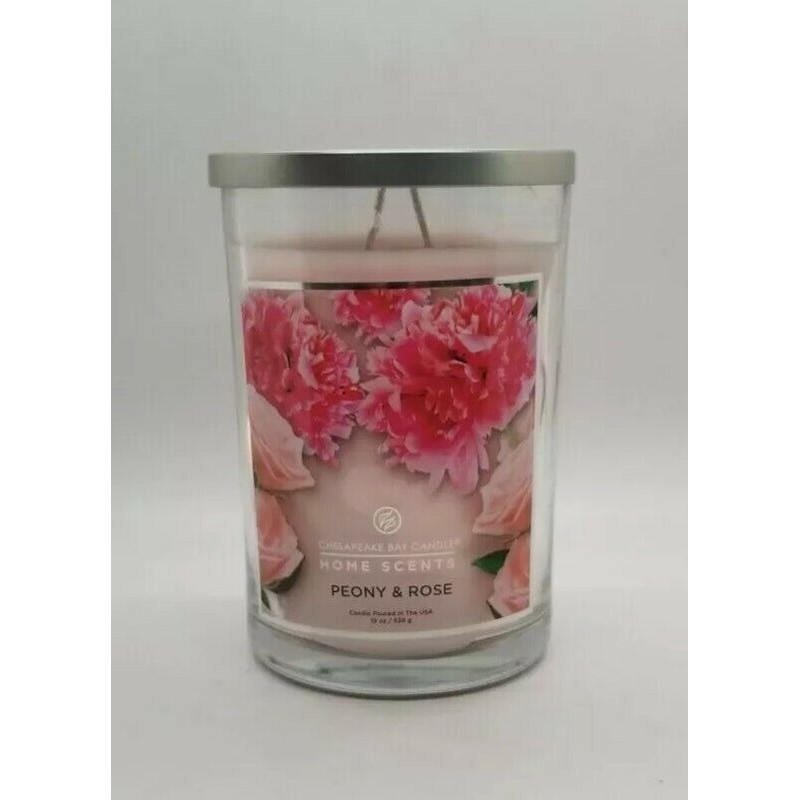 Chesapeake Bay Candles - HOME SCENTS PEONY & ROSE 2-wick