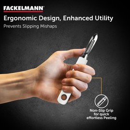 FACKELMANN White Steel Vegetable Peeler