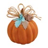 Mud Pie Orange Pastel Pumpkin Table SITTERS