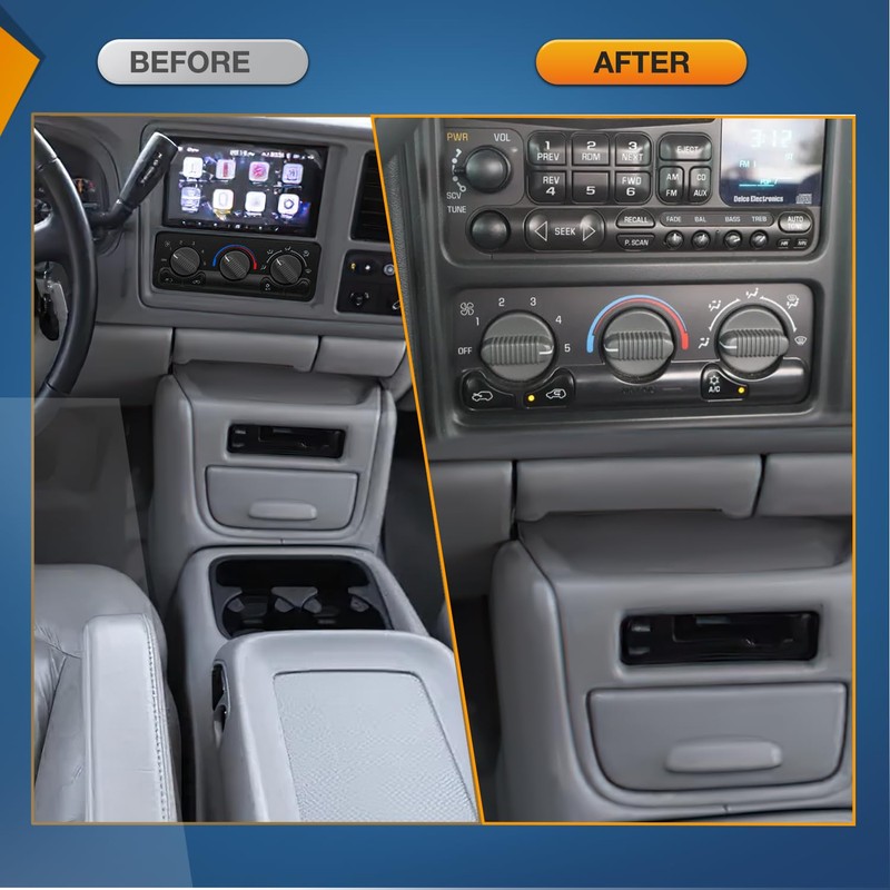 Nilight A/C Heater Climate Control Module Switch Panel Compatible with