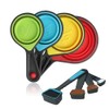 Collapsible Measuring Cups and Spoons - Portable Food Grade Silicone
