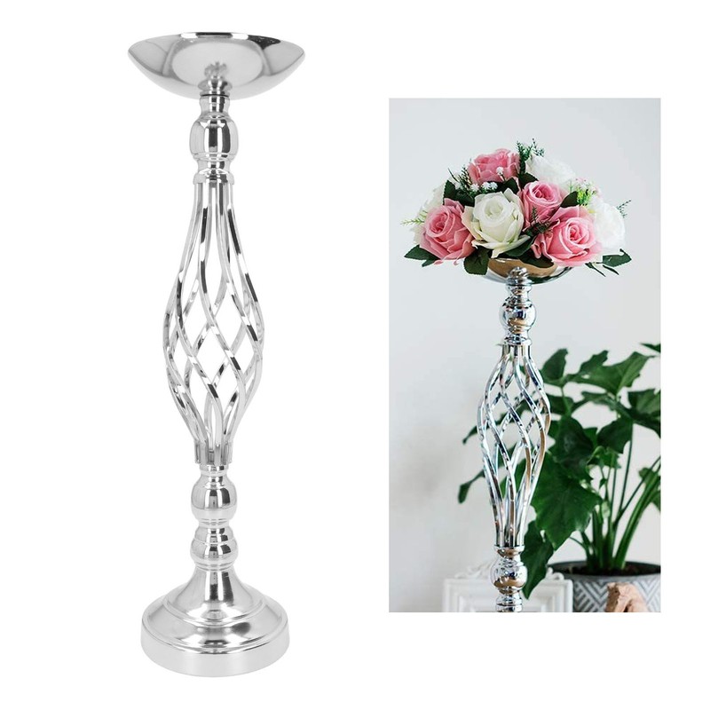 Table Candlestick Ornament Iron Twisted Curb Candle Holder Decorative Ornament