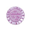 Beistle 60484 Grandma to be Satin Button, 3-1/2-Inch