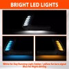 WenQi For 2016-2018 Hyundai Elantra LED DRL Turn Signal Night