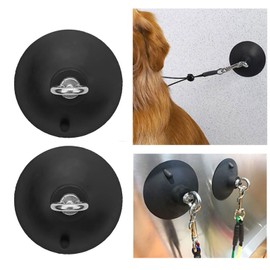 Joyzan Pet Bathing Suction Cup, Suction Cup Hook Cleat Powerful Attaching Dog Bathing Restraints Rubber for Pet Dog Cat Bathtub Shower Bathing Grooming