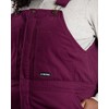 Berne Women's Softstone Duck Insulated Bib Overall, 4X-Large Short, Plum